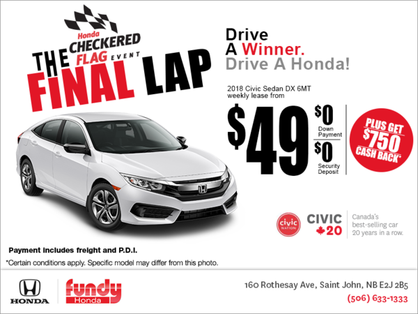 Lease the 2018 Honda Civic Sedan!