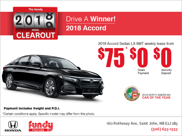 Lease the 2018 Honda Accord Sedan!