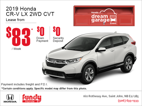 Lease the 2019 Honda CR-V !