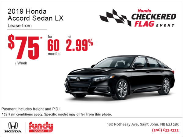 Lease the 2019 Honda Accord Sedan!