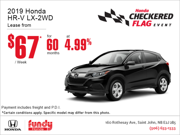 Lease the 2019 Honda HR-V!