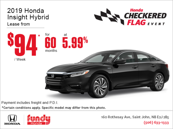 Lease the 2019 Honda Insight!