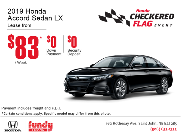 Lease the 2019 Honda Accord Sedan!
