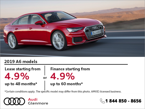 Get the 2019 Audi A6 today!