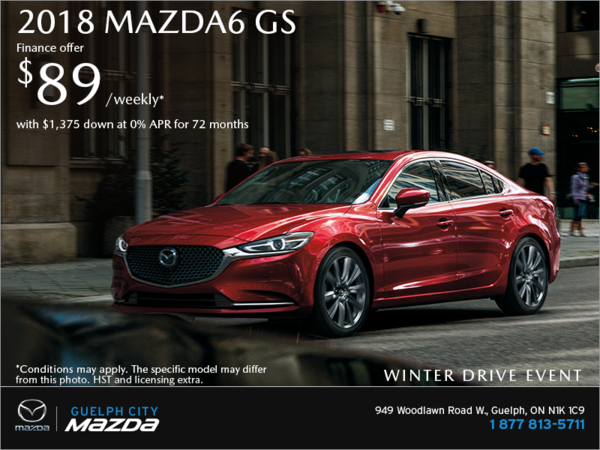 Get the 2018 Mazda6 Today!