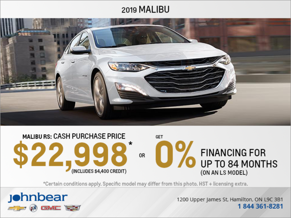 Get the 2019 Chevrolet Malibu