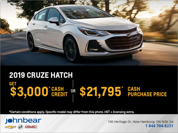 Get the 2019 Chevrolet Cruze Hatch