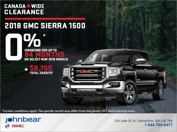 The 2018 GMC Sierra 1500