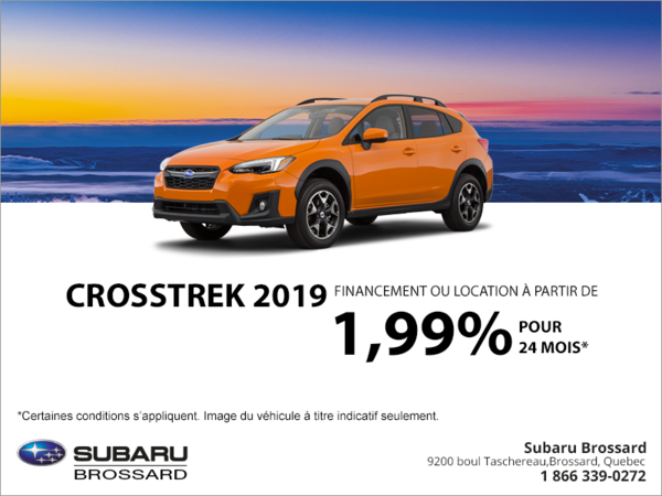 Procurez-vous la Subaru Crosstrek 2019!
