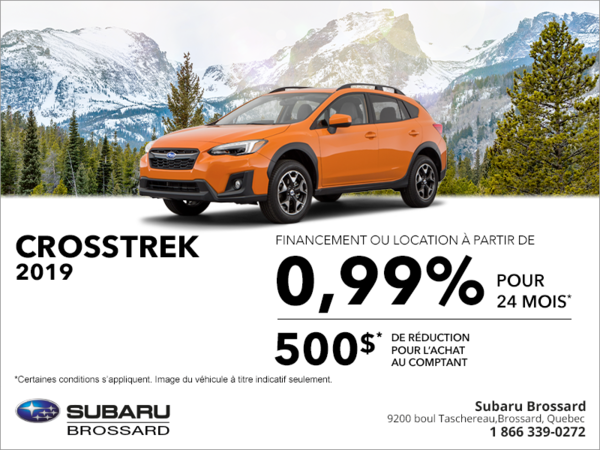 Procurez-vous la Subaru Crosstrek 2019!