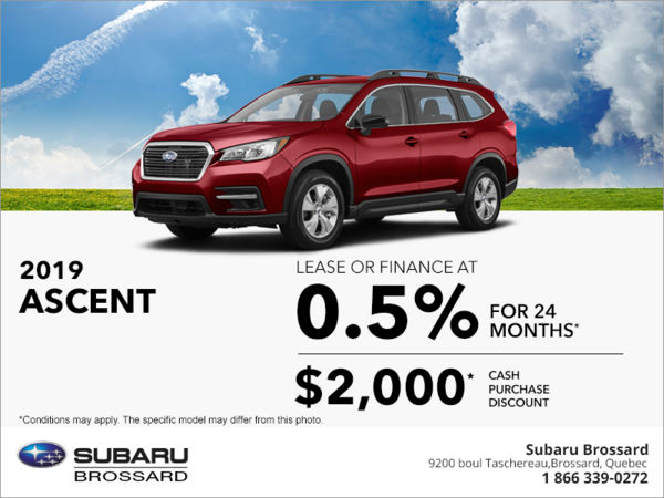 Get the 2019 Ascent today!