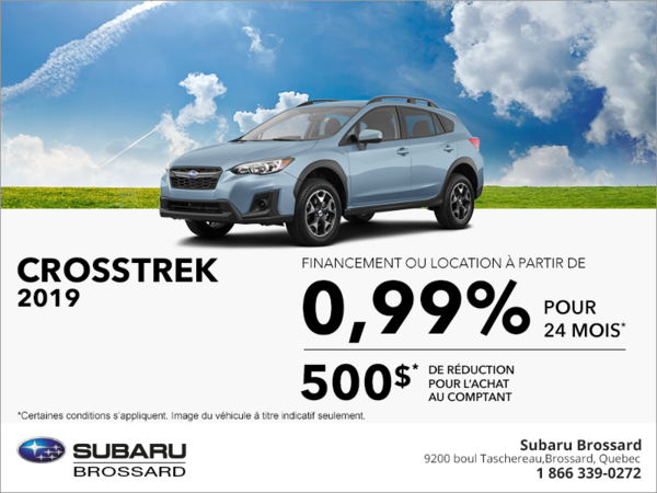 Procurez-vous le Subaru Crosstrek 2019!