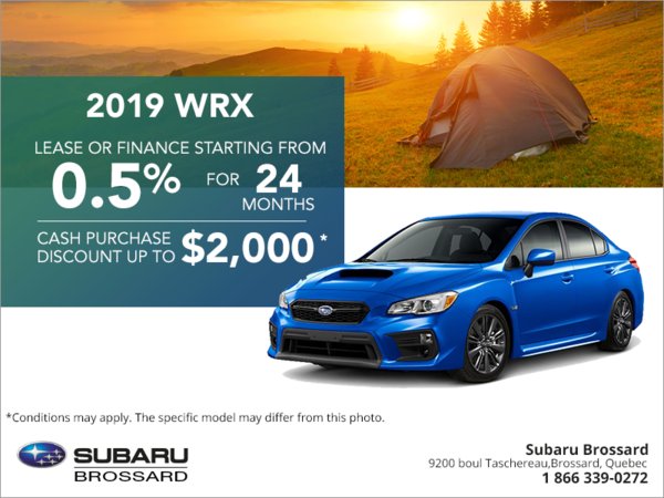 Get the 2019 WRX today!