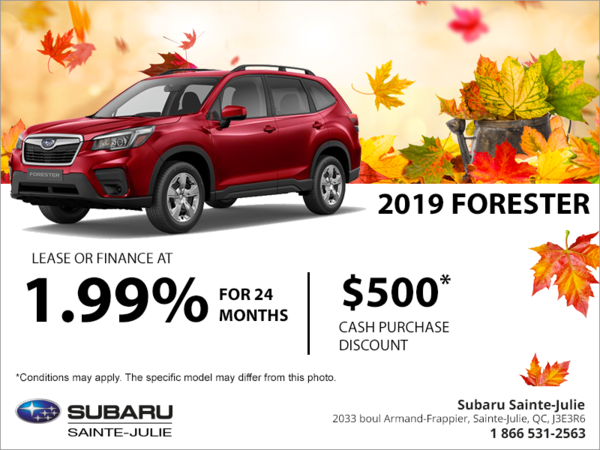 Get the 2019 Forester!