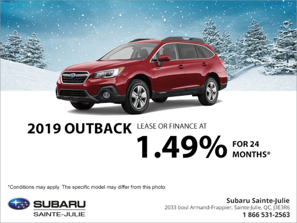 Get the 2019 Outback today!