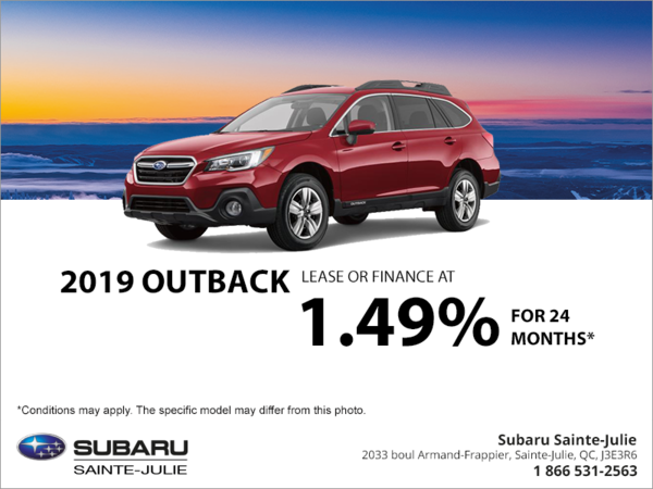 Get the 2019 Outback today!