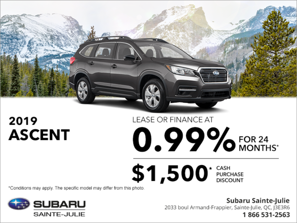 Get the 2019 Ascent today!