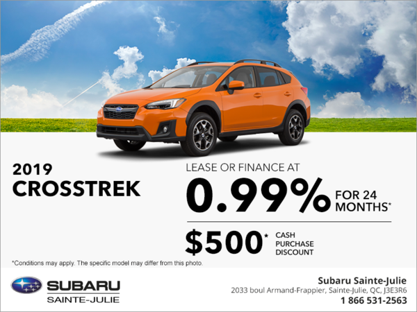 Get the 2019 Crosstrek today!