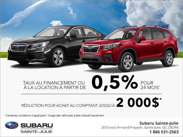 Événement mensuel chez Subaru