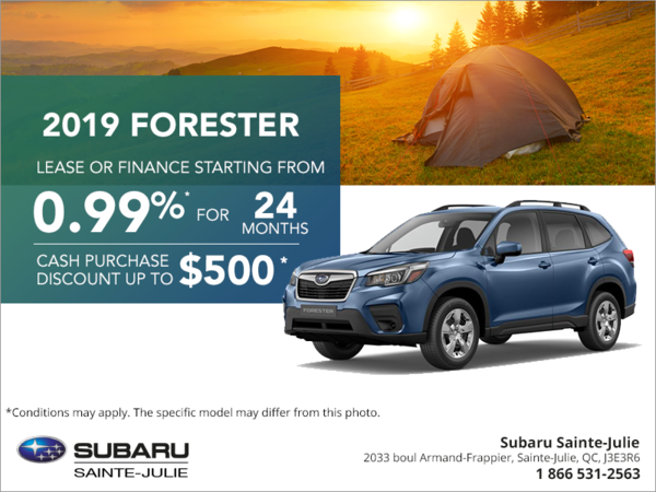 Get the 2019 Forester!