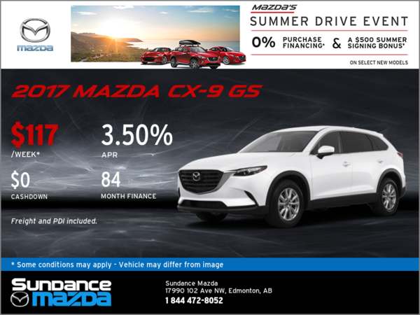 Save on the 2017 Mazda CX-9 Today!