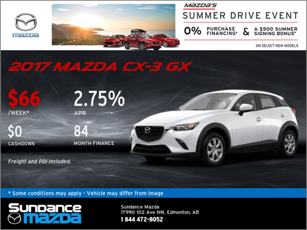Save on the 2017 Mazda CX-3 Today!