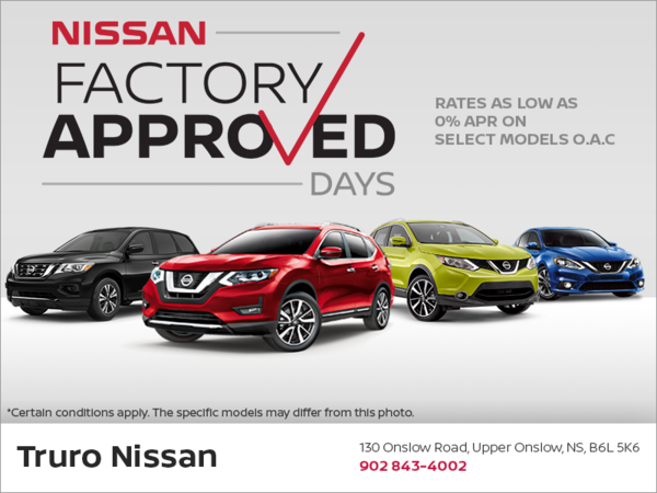 Nissan Factory Approved Sale
