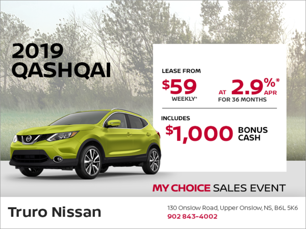 Get the 2019 Nissan Qashqai Today!