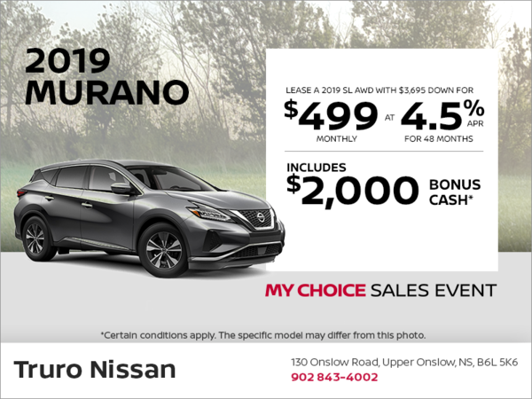 Get the 2019 Murano Today!