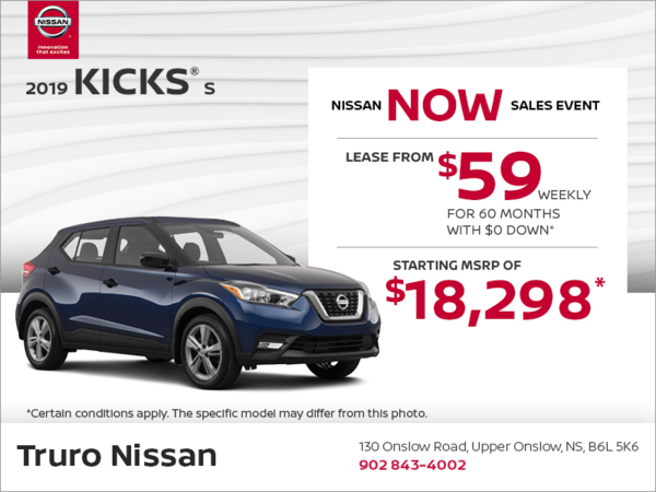Get the 2019 Nissan Kicks Today!