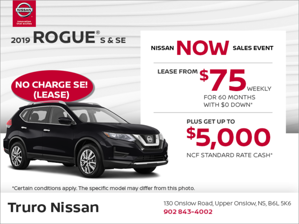 Get the 2019 Nissan Rogue Today!