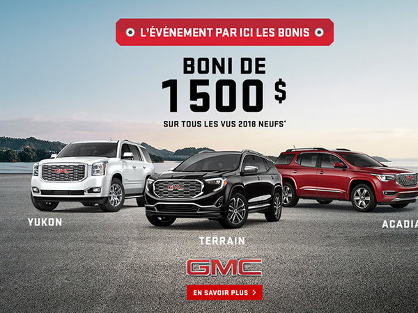 Promotion GMC Mai 2018