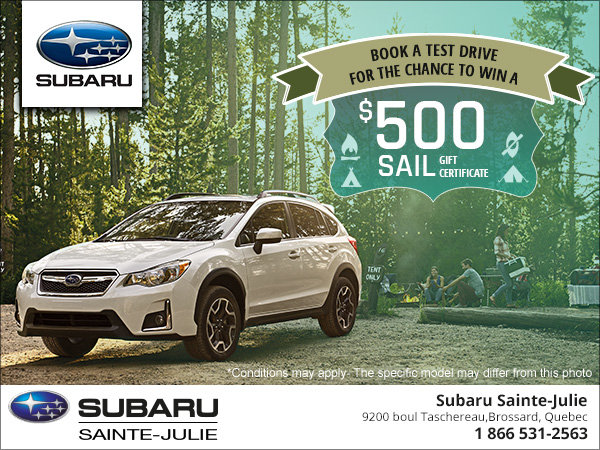 Win a $500 SAIL gift certificate!