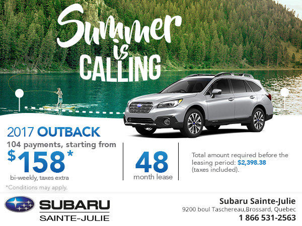 Save on the 2017 Subaru Outback Today!