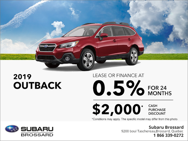 Get the 2019 Outback today!