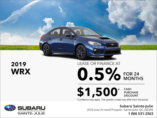 Get the 2019 WRX today!