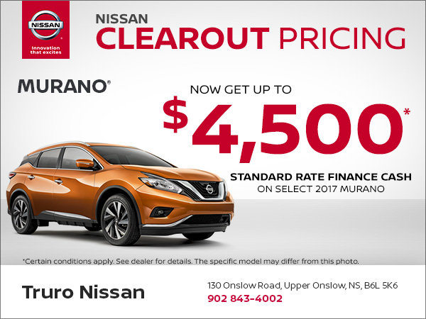 Save on the New 2017 Murano