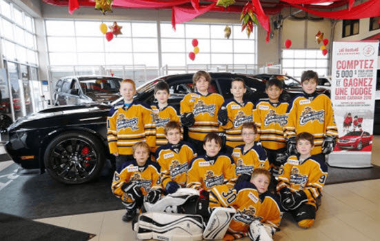 Lévis Chrysler supporte nos Commandeurs!!!