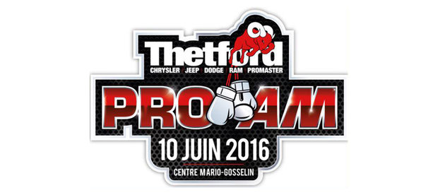 Votre concessionnaire Chrysler Thedford fier commanditaire du premier gala de Boxe Pro Am à Thetford Mines