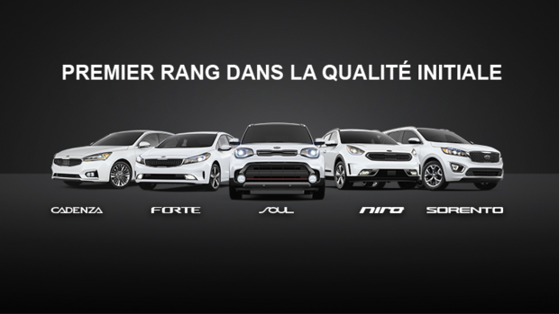 J.D. Power place Kia au premier rang pour sa qualité initiale !