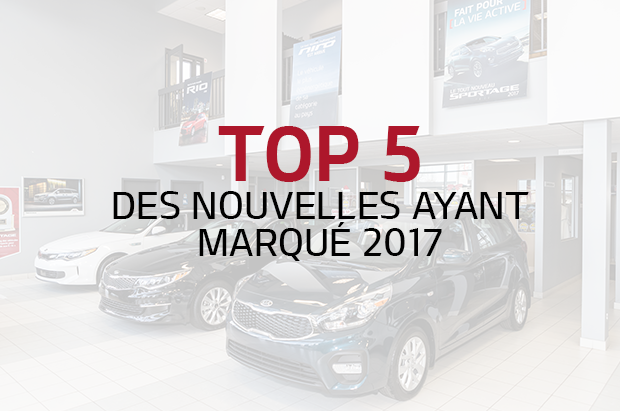 Le TOP 5 des nouvelles ayant marqué notre année !