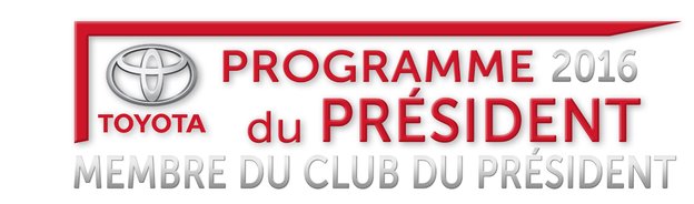 Vimont Toyota, reçoit le prix du Programme du président 2016