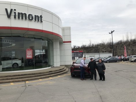 Un énorme merci à Vimont Toyota
