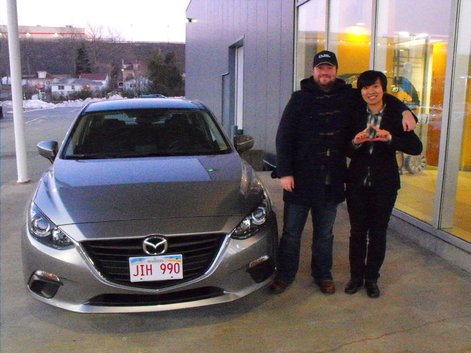 So happy to be driving a Mazda!