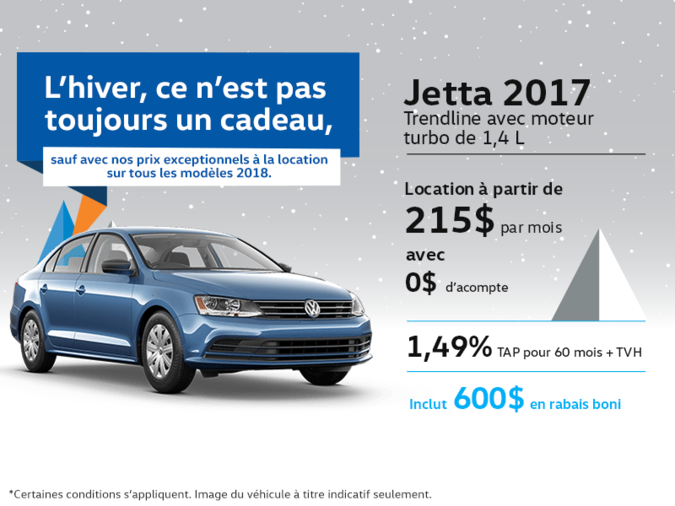 Obtenez la Jetta 2017 dès aujourd'hui