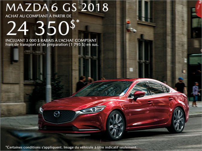 Procurez-vous la Mazda6 2018 aujourd'hui!