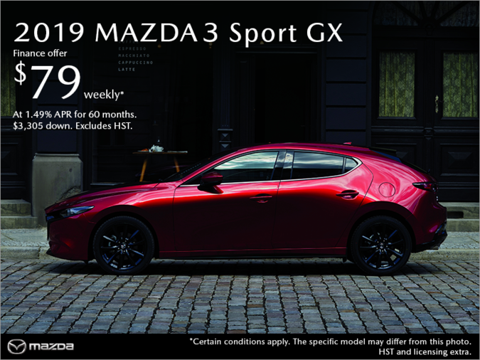 Half-Way Motors Mazda - Get the 2019 Mazda3 Sport Today!