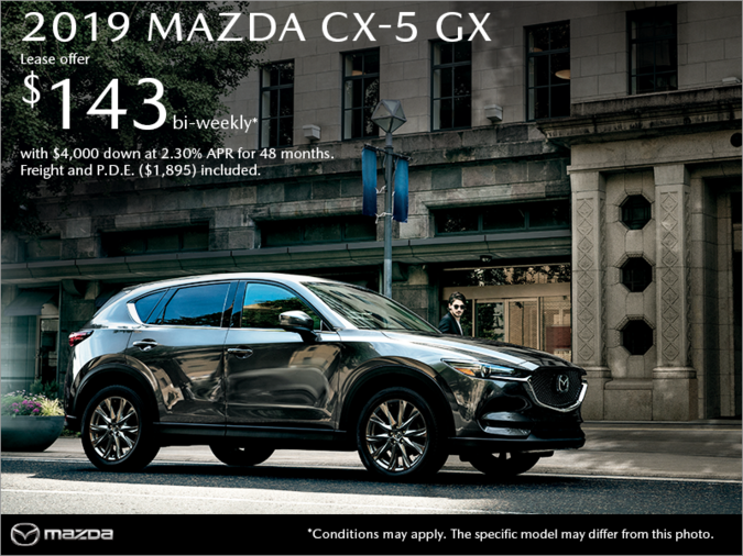 Get the 2019 Mazda CX-5 Today!