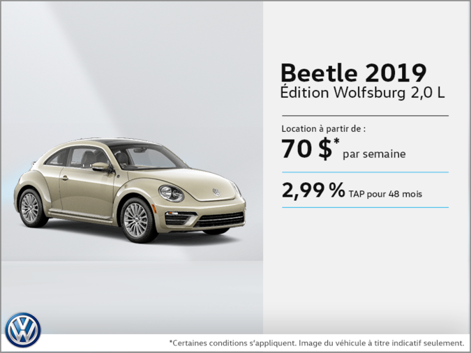 Louez la Beetle 2019!