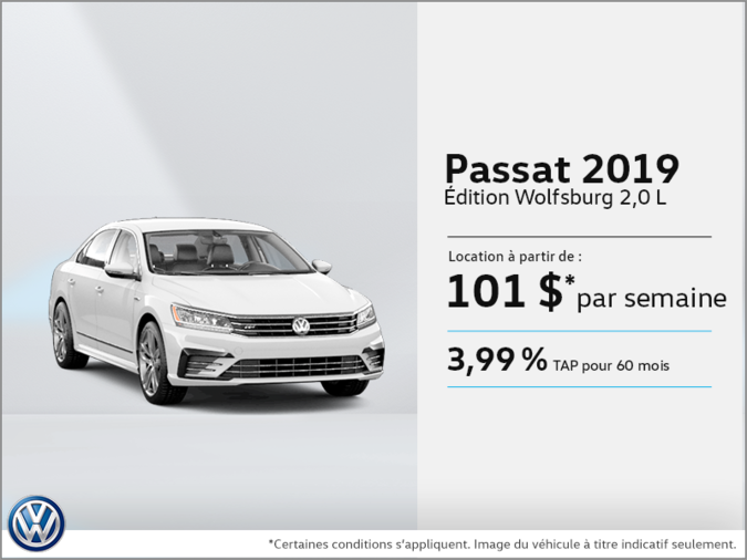 Louez la Passat 2019!